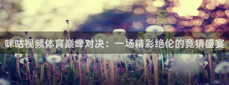 龙门直播nba免费直播下载：咪咕视频体育巅峰对决：一场精彩绝伦的竞猜盛宴